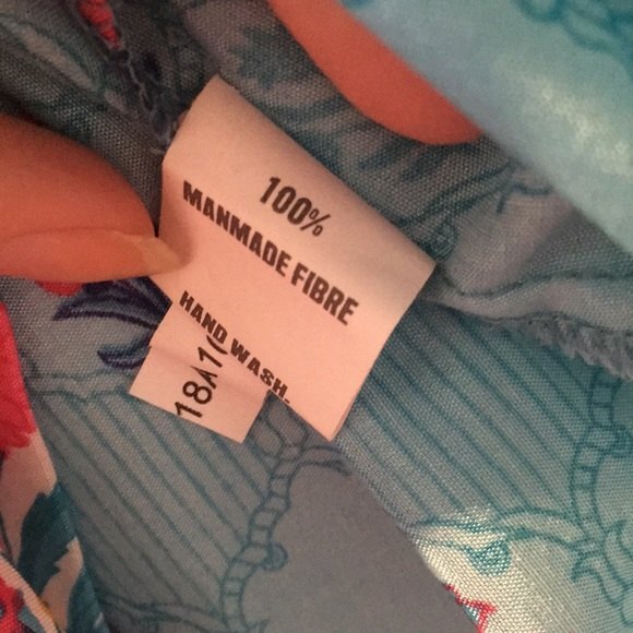 Aurelia XXL Blue Pink Kurta Beautiful Sheer Indian Attire - Picture 12 of 14